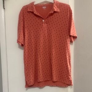Men's Coral Patterned Shirt